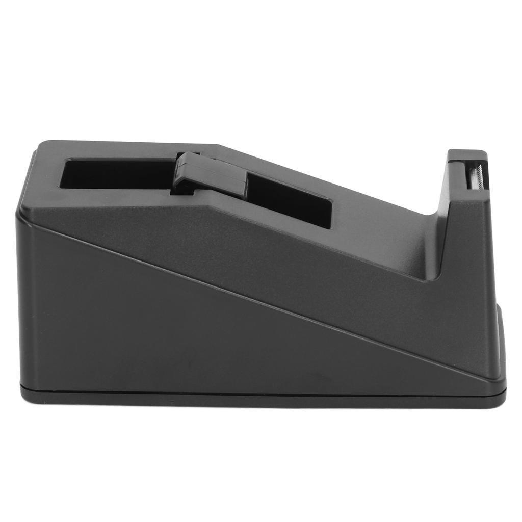 Диспенсер для клейкой ленты, большой, черный, настольный, противоскользящий, устойчивый к ржавчине, из нержавеющей стали, диспенсер для клейкой ленты, лезвие