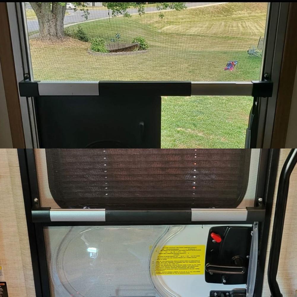 Ручка-перекладина для двери автофургона, регулируемая от 21,6 до 28,6 дюймов, ручка-поручень для двери автофургона, прицепа-кемпера