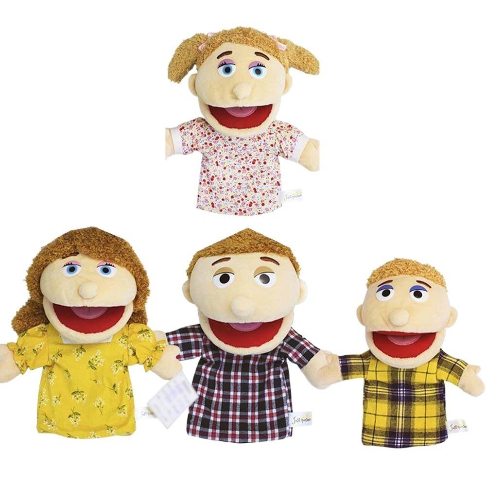 Sleeping Pillow Family Puppet Hand Doll Stuffed Toys Puppet Plush Toy Hand Puppet Plush Doll
