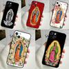 Чехол Virgen De Guadalupe Virgin Mary для iPhone 14 16 15 Pro Max 11 12 13 Mini 7 8 Plus X XR XS MAX, мягкий противоударный чехол