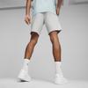 Puma Повседневные шорты с эластичным поясом и логотипом, мужские шорты светло-серого цвета 681260-04