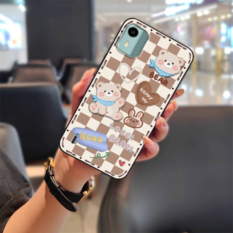 Cartoon Phone Protector Phone Case For Nokia C12/C12 Pro/C12 Plus/TA-1535 Durable Cute TPU Silicone Anti-dust Back Cover