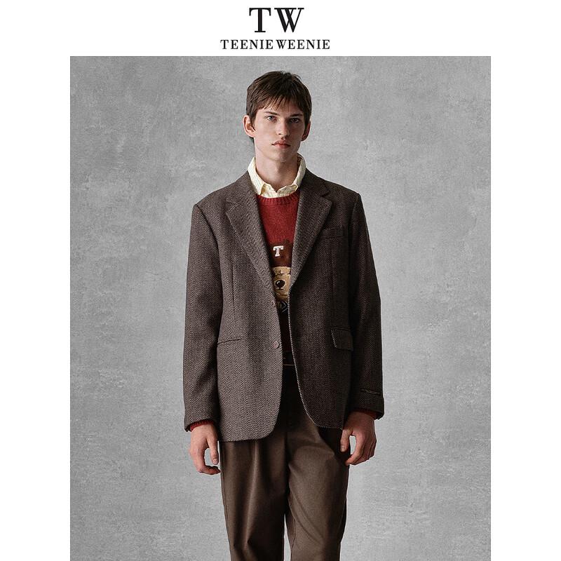 Teenie Weenie Мужской блейзер в стиле business casual из смесовой шерсти
