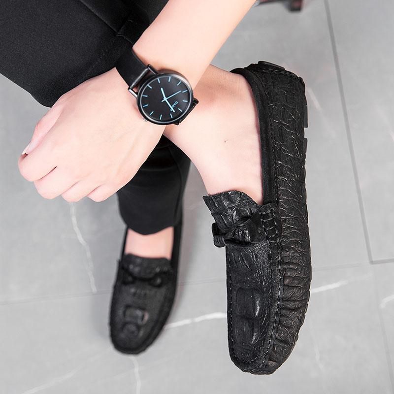 Мужские лоферы-пенни из замшевой кожи, мужские повседневные туфли на плоской подошве, слипоны, мягкие туфли для вождения, мужские мокасины, Mocasines Hombre 2024