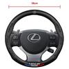 Car Carbon Fiber Steering Wheel Cover For Lexus F Sport ES200 ES260 ES300 RX300 LS500h GS300 IS300 CT200h NX300 LX570 GX460 HS