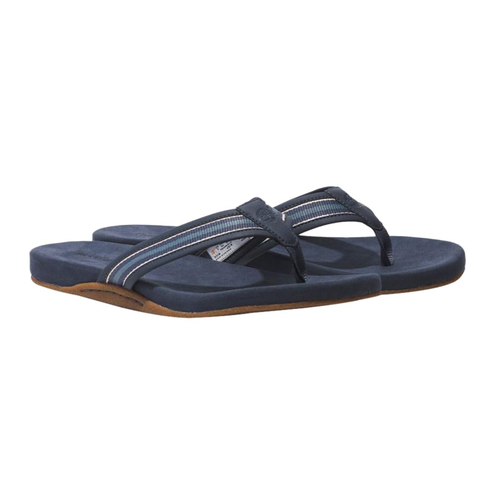 Timberland Men's Seton Bay Thong Sandals, Dark Blue, Size 9.0 (27.0cm), TB0A66KSL791