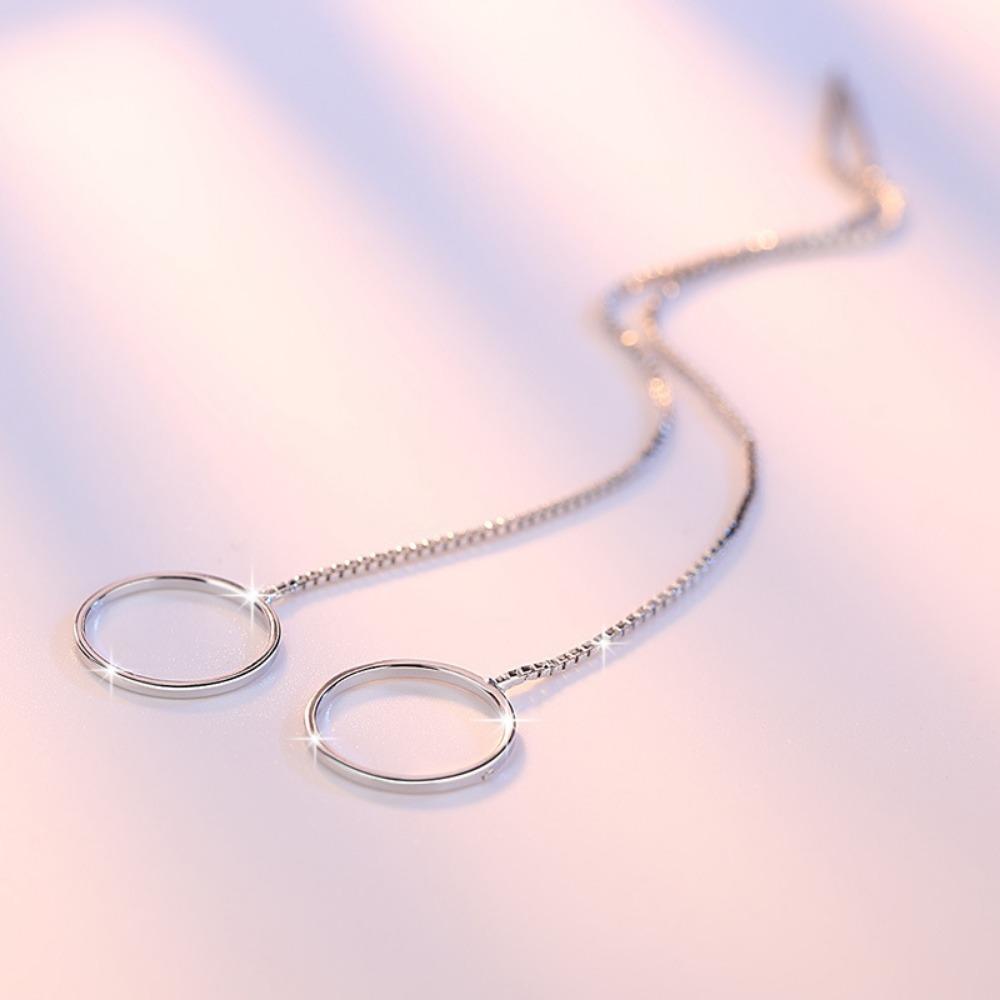 Геометрические серьги Треугольные круглые квадратные серьги Длинные простые серьги