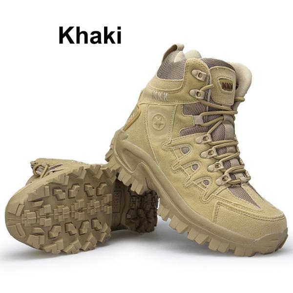 Военные армейские ботинки, мужские уличные тактические армейские ботинки, водонепроницаемые камуфляжные охотничьи ботинки, нескользящие ботинки для пустыни, походная обувь для мужчин
