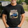 Model A T Shirt Blue Vintage American Classic Car Vintage Casual Soft Stretched Designer Clothes Slightly Breathable