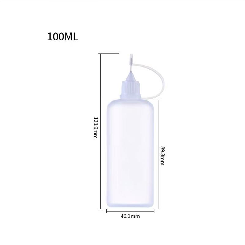 5/10/20/30/50/100 мл многоразовый аппликатор для клея пластиковая бутылка для инъекций эфирного масла флакон для пигмента
