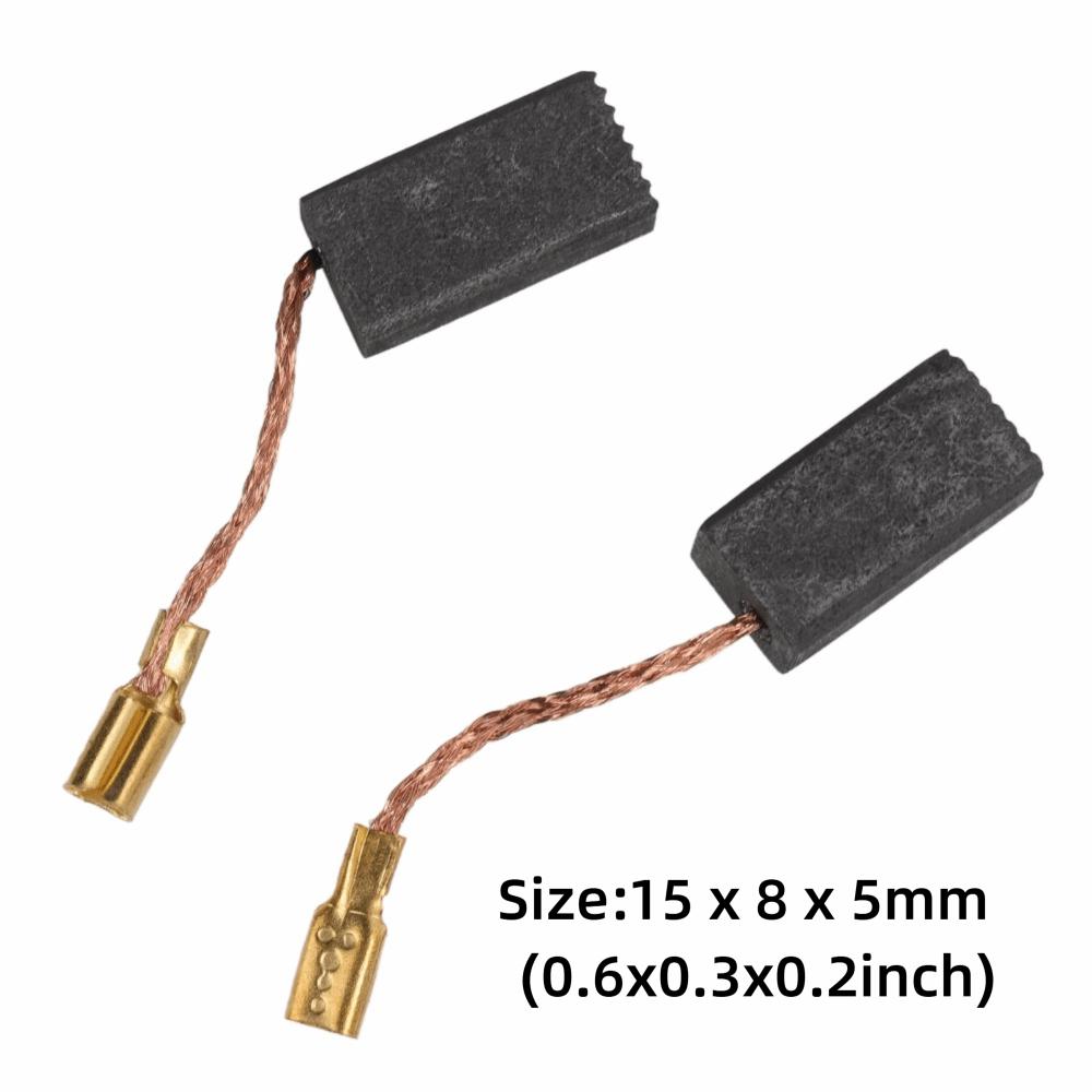 20pcs Replacement Kit Motor Carbon Brush 5x8x15mm Copper Carbon Motor Brush Grinder Machine