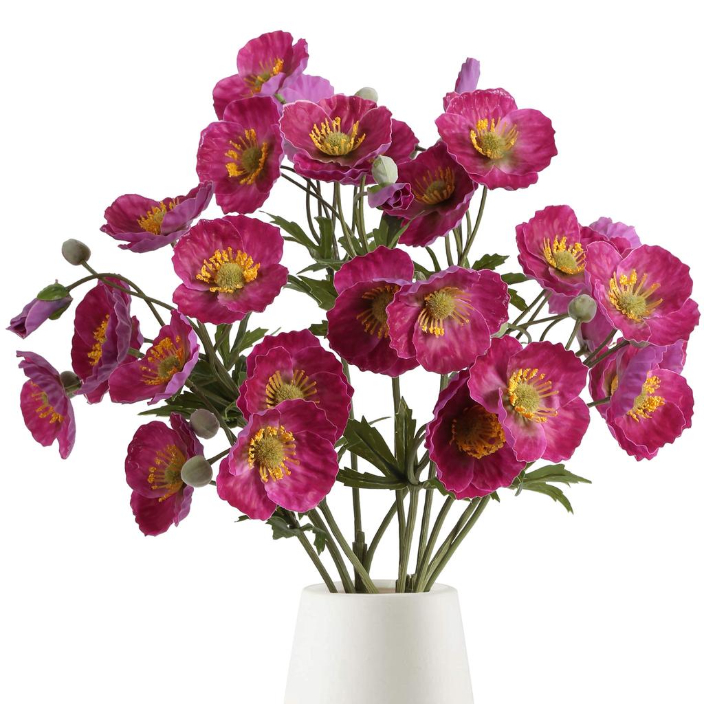 4 шт. искусственных цветов мака шелковые букеты для домашнего декора, свадьбы, украшения стола и вечеринок искусственные цветочные композиции своими руками