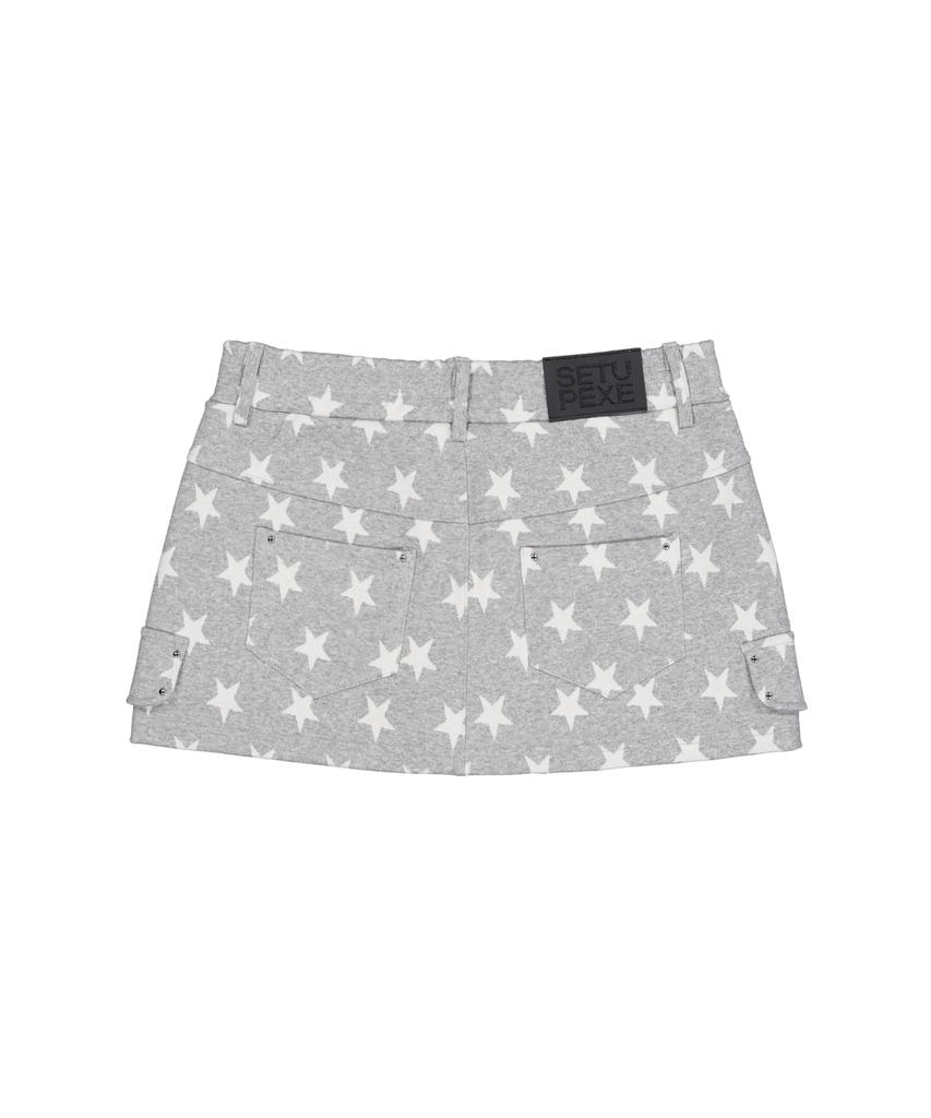 Setup Exe Star Double Button Skirt Pants / Gray