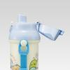 Skater Children's Water Bottle, 480ml, Direct Drinking, Plastic, One-Touch Operation, Dishwasher Safe, Made in Japan, Sumikko Gurashi, Polar Bear Home