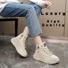 Fashion Luxury Fashion High Top Women Boots Platform Casual Shoes Outdoor Running Tenis De Mujer 2024 New Women Sneakers
