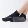 Women Sports Yoga Socks Anti-slip Five Fingers Silicone Non-slip 5 Toe Socks Ballet Gym Fitness Sports Cotton Socks