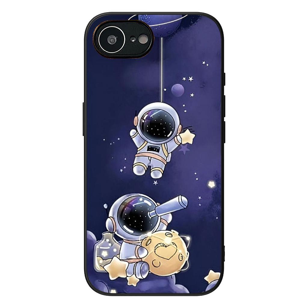Galaxy Moon Sky Astronaut Stars Phone Case for Motorola Moto Edge 50 30 Fusion 40 NEO Ultra Pro G22 G23 G20 G35 G84 G13 G53