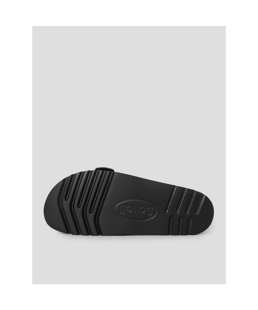 Scholl (женщины) Одноремневые пробковые сандалии Черные (Hh64K2C435)