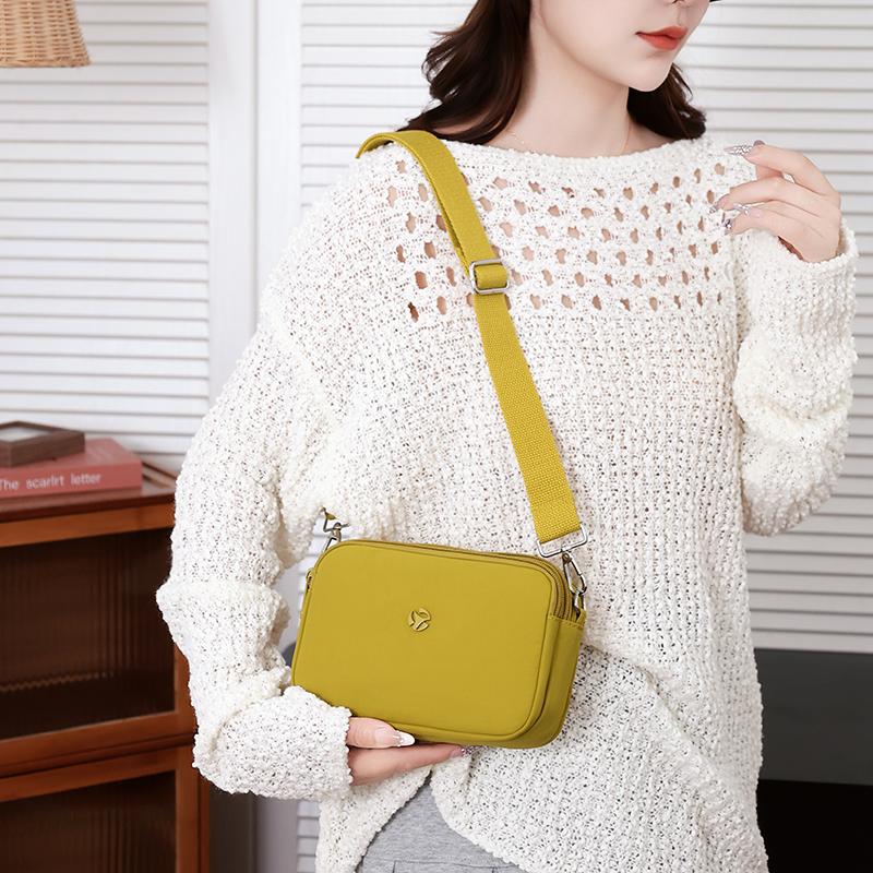 Женская сумка многокарманная нейлоновая сумка сумка для мамы однотонная сумка на плечо сумка кроссбоди