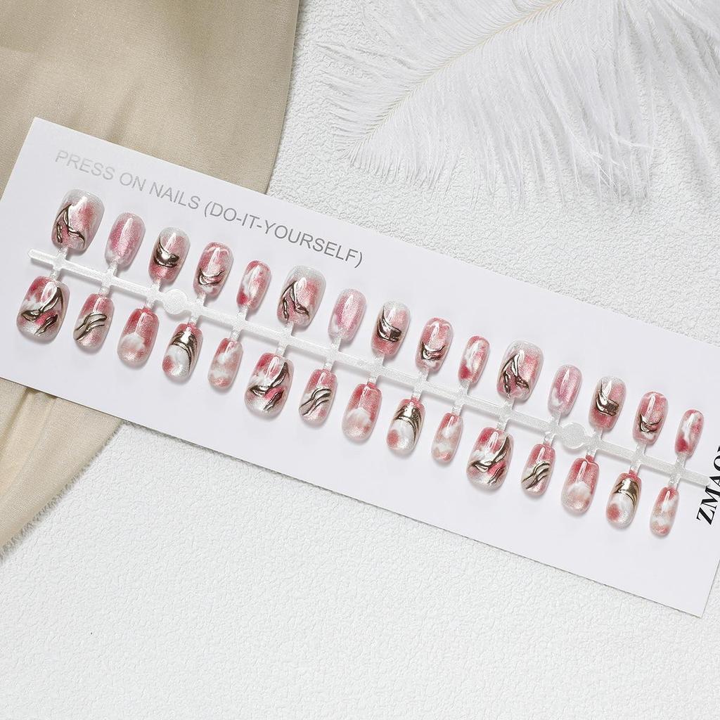 30 милых мультяшных наклеек для лака для ногтей «Кошачий глаз» — полная коллекция кодов