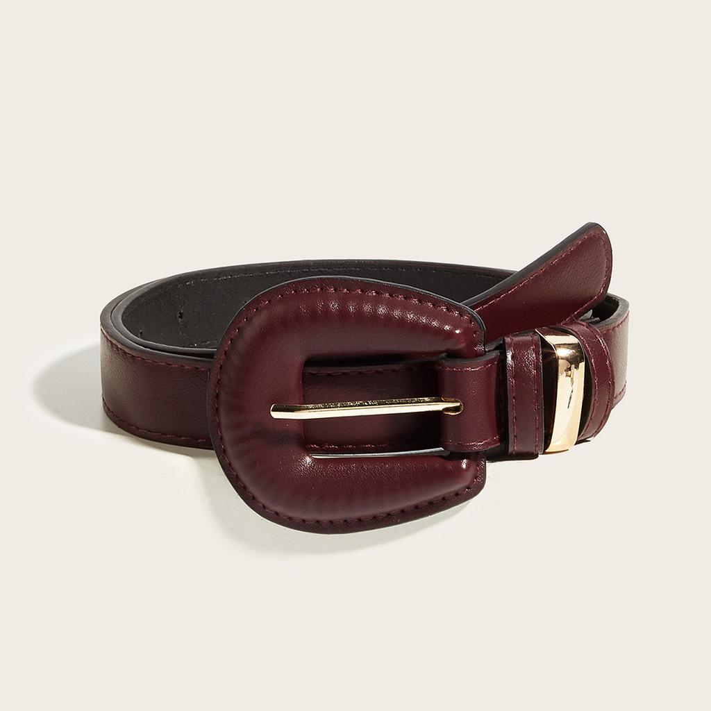 Retro Melad Style Leather Belt For Women With Slimming Design For Casual Wear