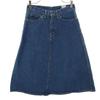 orSlow Made In Japan Mimole Length Denim Skirt XS Wash Blue Women Used