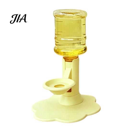 Автоматическая поилка для кошек, гравитационная кормушка-поилка для кошек, резервуар 640 мл, миска для пополнения, приподнятая миска для животных, которую легко чистить, станция гидратации без рук
