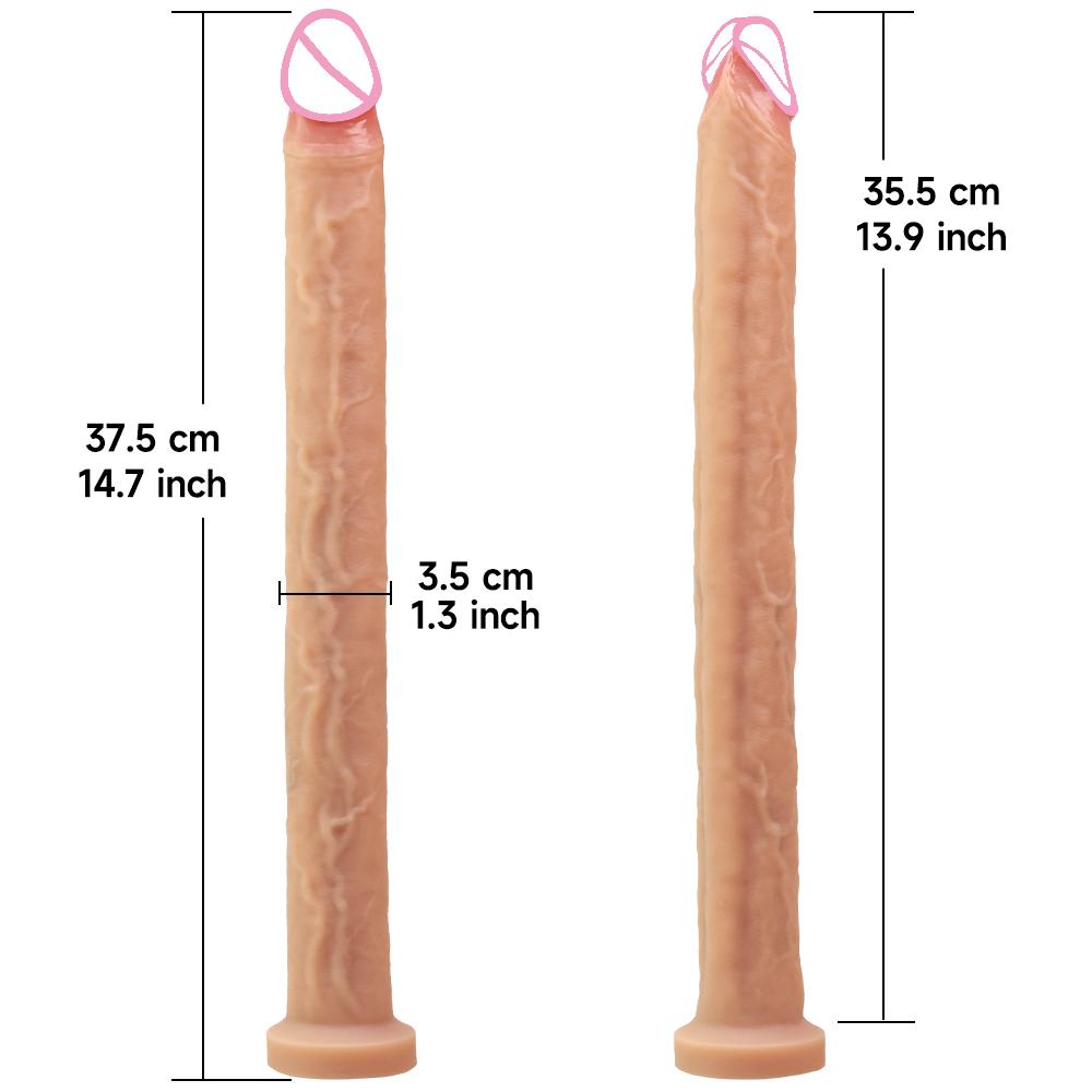 40CM Long Dildo Realistic Snake Shape Single Layer Silicone Big Penis Soft Anal Sex Toy Suction Cup Dick for Women G-spot Orgas