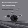 Guanhua E1206 4-Layer Disposable Activated Carbon Earloop Mask