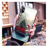 Санта Елка Стекло Чехол для телефона Для iPhone 17 Pro Max Air 17 16 15 14 13 Pro Max 15 16 Pro 15Plus Чехол