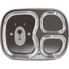 Bear Stainless Steel 3-hole Plate, Single Item, Popular Korean Parenting Items