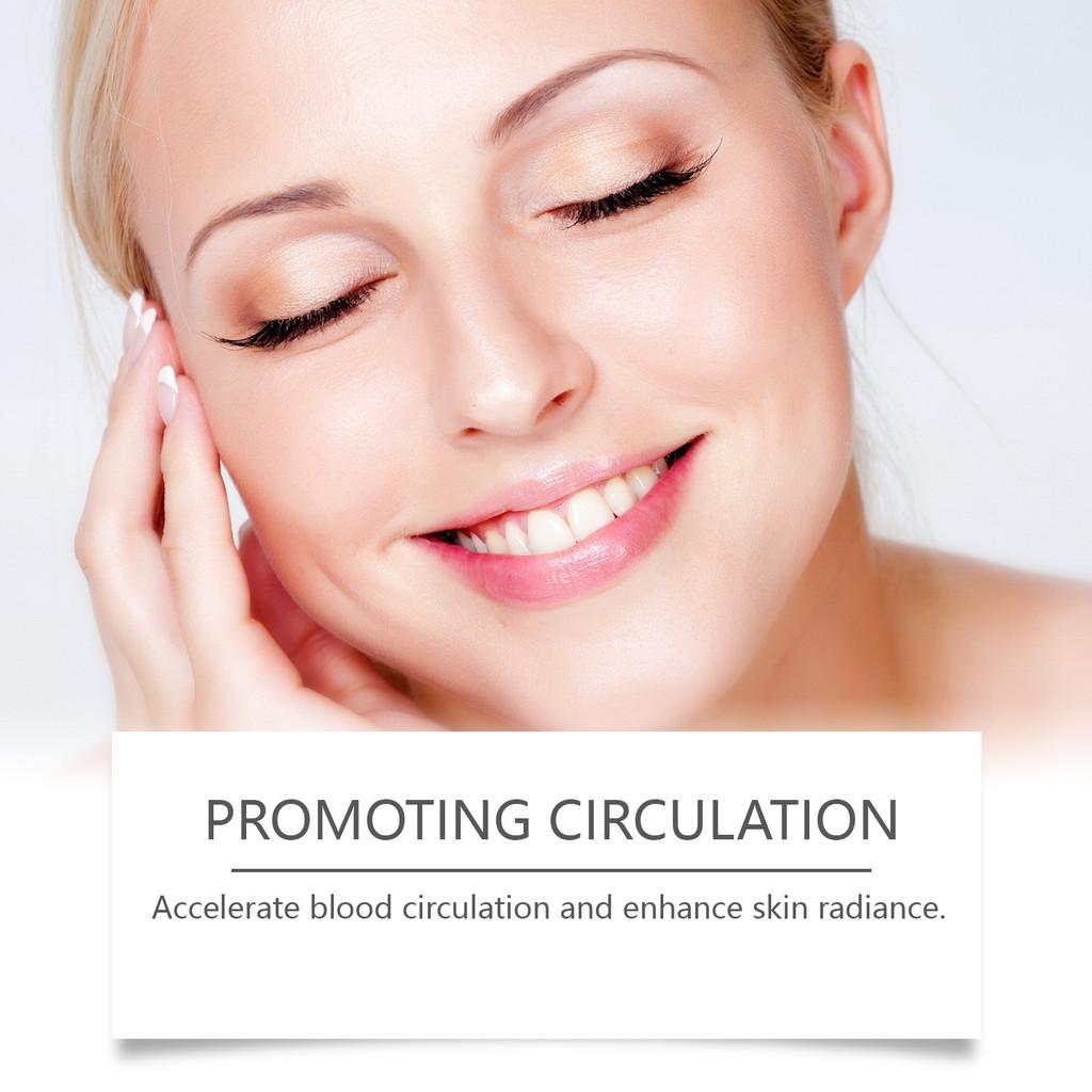 Eelhoe Роллер из розового кварца Массажный набор для успокоения кожи, подтяжки, инструмент для ухода за красотой