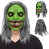 Smiling White Face Eyes Demon Mask Halloween Horror Cosplay Exorcist Mask
