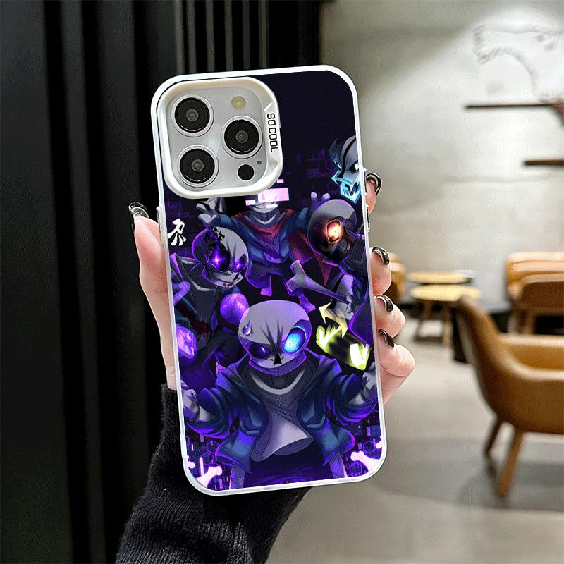 Мягкий чехол для телефона U-Undertale S-Sans для iPhone 15 16 17 Pro Max 17Air 16E 14 Plus 13 12 Mini Ударопрочный чехол Задняя панель