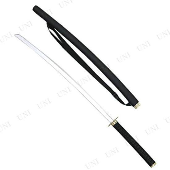 Uniton Japanese Sword Black with Shoulder Belt 104cm Plastic