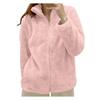 Womens Fleece Zip Up Jacket Light Fall Jackets Winter Plus Size Jackets