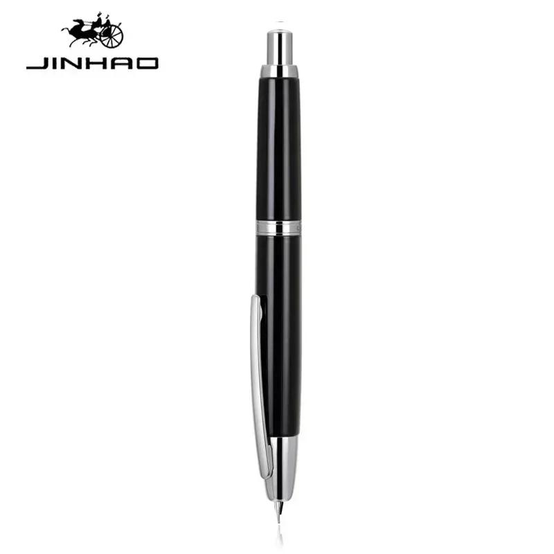 НОВЫЙ Градиентный Цвет Матча! JINHAO 10 Нажимная перьевая ручка Выдвижная EF F Металлическая Школьные Офисные Принадлежности Канцелярские PK A1 A2