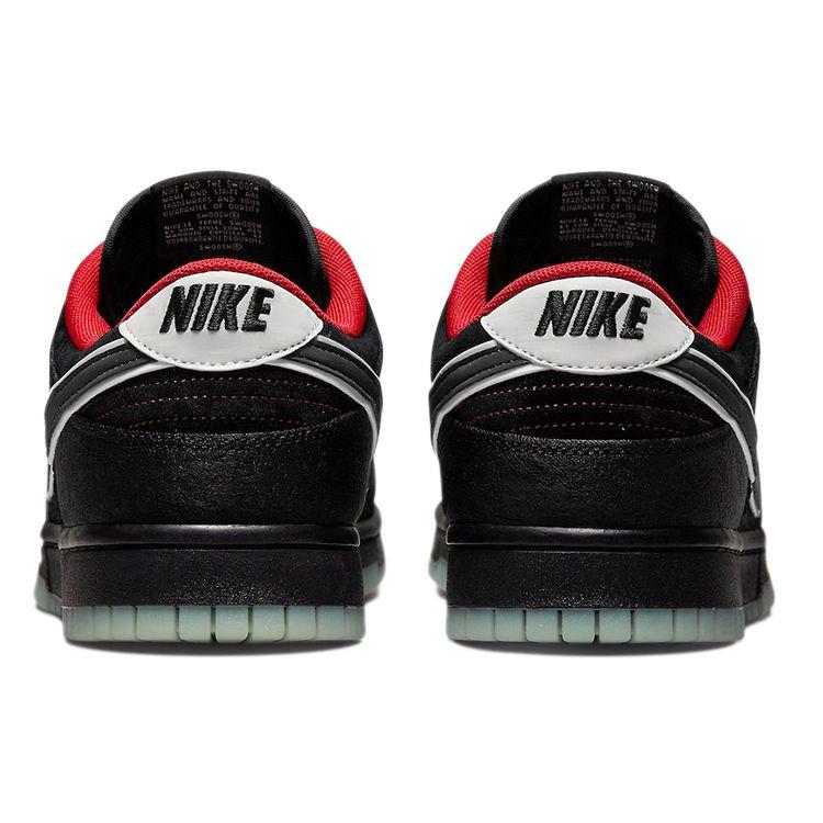 Кроссовки унисекс League of Legends x Nike Dunk Low Черные Белые Ярко-малиновые DO2327-011