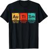 Autism Elements Periodic Table Awareness ASD Men Women Gift Unisex T-Shirt