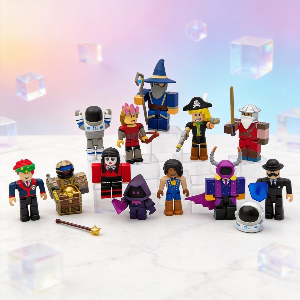 Roblox Коллекционные Пластиковые Фигурки Виртуального Мира Набор Для Детей и Коллекционеров