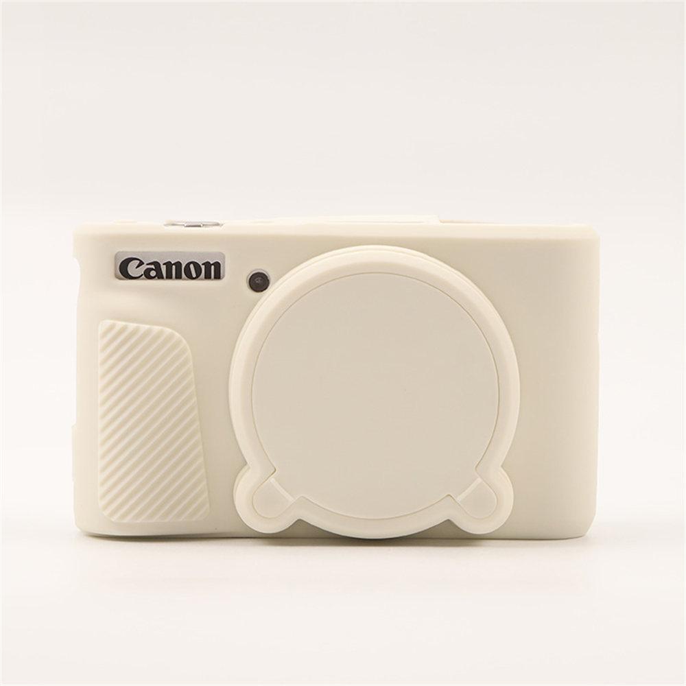 Для SX740HS SX730HS Мягкий резиновый силиконовый чехол для Canon PowerShot SX740 HS SX730 Защитная накладка для корпуса с защитой объектива