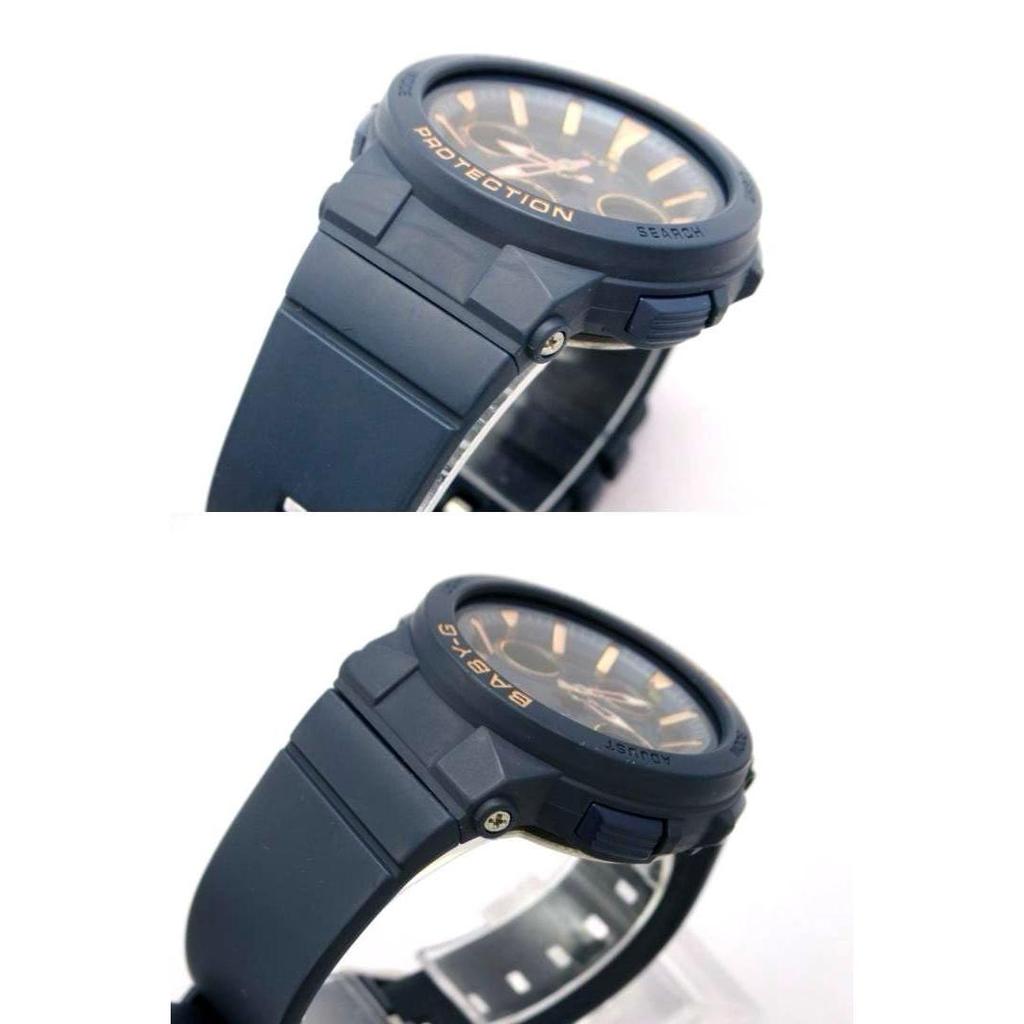 Used CASIO Baby-G Radio Solar BGA-2510 Blue Wristwatch