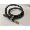 Black Air Hose for Inflating Rubber Tubes, Gauze-Woven Tube, Extension Hose Accessories, Car Air Pump
