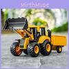 Детская инерционная строительная техника Экскаватор Игрушка из пластика Для мальчиков Обучающая игра