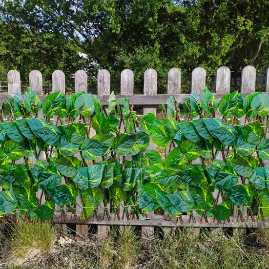 Yousheng Искусственные цветы Расширяющиеся садовые панели для цветов, устойчивые к ультрафиолетовому излучению, простая установка, самодельный экран для ограждения частной жизни, искусственные цветы