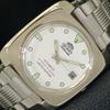 USED VINTAGE ORIENT AUTOMATIC 46941 JAPAN MENS WHITE COLOR DIAL WATCH A702231-5 R123-a702231