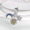 Charms Copper Mysterious Sun, Star And Moon Pendants Fit Charms Plata Original Bracelet Beads Women Jewellery Making Diy