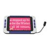Handheld Video Digital Magnifier 26 Color Modes Electronic Reading Aids for Far Near View 2‑48X 110‑240V EU Plug