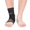 1Pcs Copper Ion Ankle Brace Adjustable Knitted Ankle Brace Compression Strap Fitness Cycling Running Copper Fiber Ankle Brace