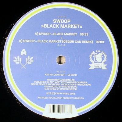 12-дюймовая пластинка SWOOP - Black Market CRAFT004 Craft Music 2006 США Танцевальная и электронная музыка Б/у